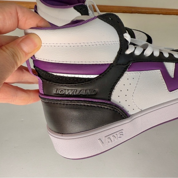 Vans Lowland Mid ComfyCush JMP Sport Shoe Sneakers Black White Purple main image 5